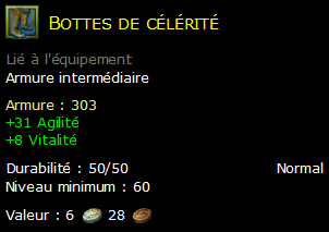 Bottes de célérité