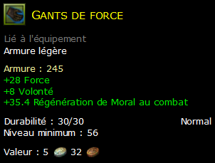 Gants de force