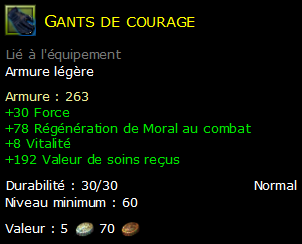 Gants de courage