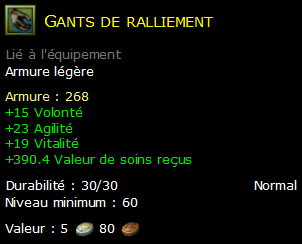 Gants de ralliement