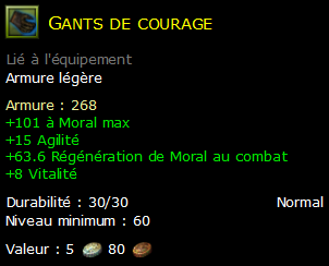 Gants de courage