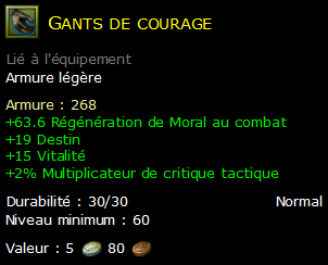 Gants de courage