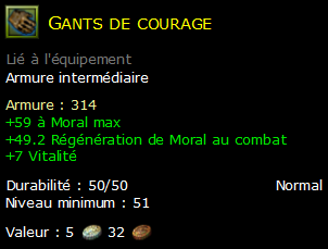 Gants de courage