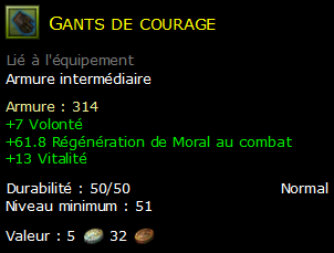 Gants de courage