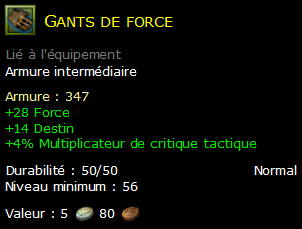 Gants de force