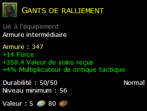 Gants de ralliement