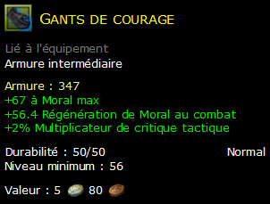 Gants de courage