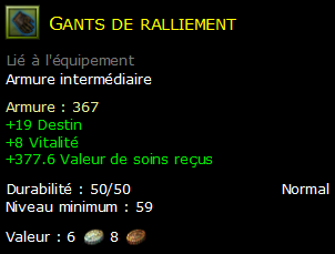 Gants de ralliement