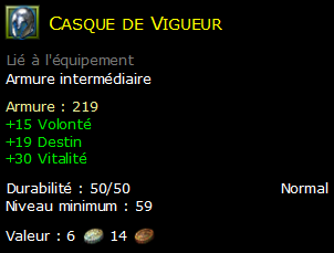 Casque de Vigueur