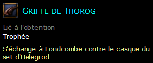 Griffe de Thorog