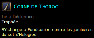 Corne de Thorog