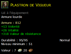 Plastron de Vigueur