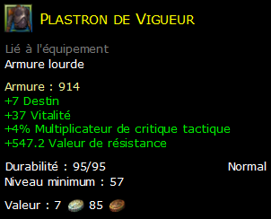 Plastron de Vigueur