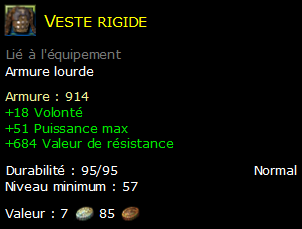 Veste rigide