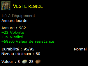 Veste rigide