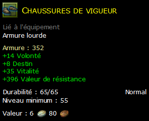 Chaussures de vigueur