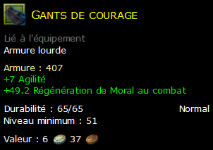 Gants de courage