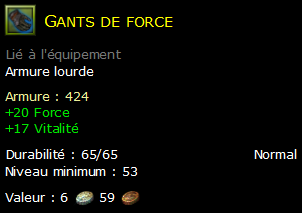 Gants de force