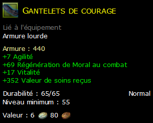 Gantelets de courage