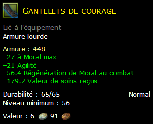 Gantelets de courage