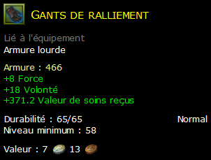 Gants de ralliement