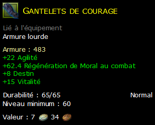 Gantelets de courage