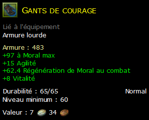 Gants de courage