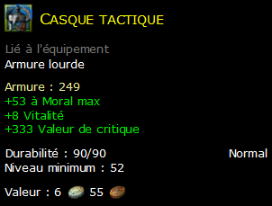 Casque tactique