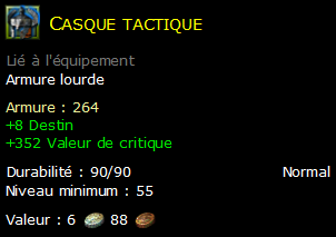 Casque tactique