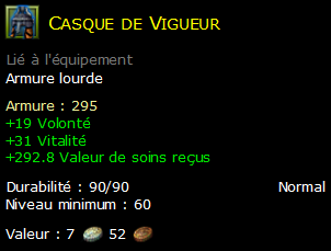 Casque de Vigueur