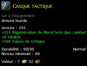 Casque tactique