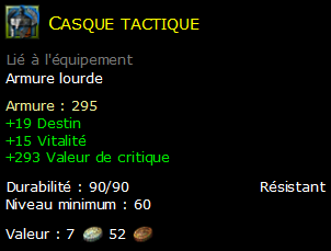 Casque tactique