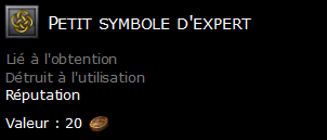 Petit symbole d'expert