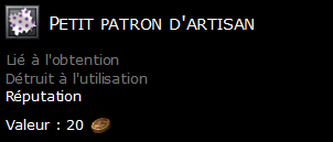 Petit patron d'artisan