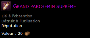 Grand parchemin suprême