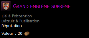 Grand emblème suprême