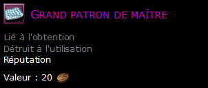 Grand patron de maître