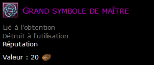 Grand symbole de maître