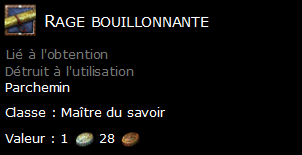 Rage bouillonnante