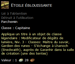 Etoile éblouissante