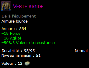 Veste rigide