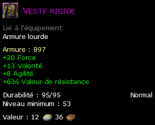 Veste rigide