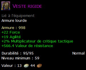 Veste rigide