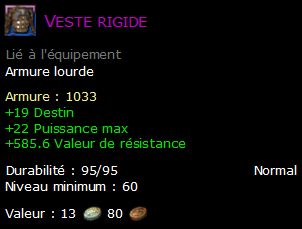 Veste rigide