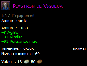 Plastron de Vigueur