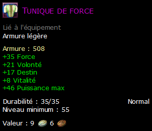 Tunique de force