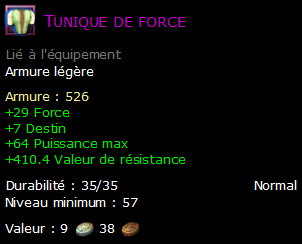 Tunique de force