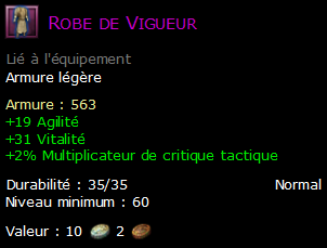 Robe de Vigueur