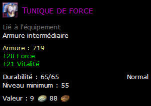 Tunique de force