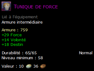 Tunique de force